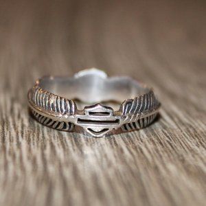 Harley-Davidson® Women's Feather with B&S Ring